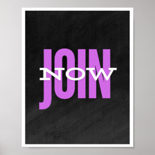 Affiche Rejoindre maintenant