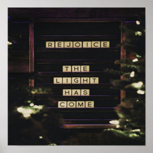 Affiche Réjouissez-Vous De La Lumière Qui Est Venue D'Ésaï