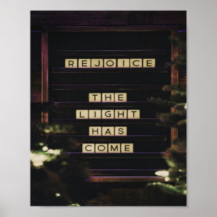 Affiche Réjouissez-Vous De La Lumière Qui Est Venue D'Ésaï