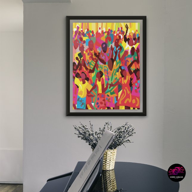 Affiche Réjouissez-vous et ressentez le Saint-Esprit (When the music hits and the whole room moves—yeah, that’s this on your wall)