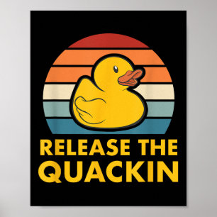 Affiche Relâchez Le Devis Quackin Cabber Duck Duckkling Ac