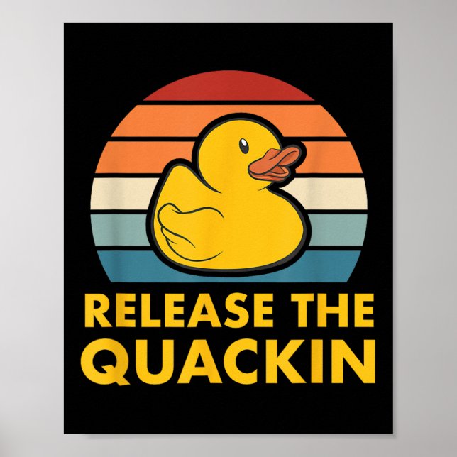 Affiche Relâchez Le Devis Quackin Cabber Duck Duckkling Ac (Devant)