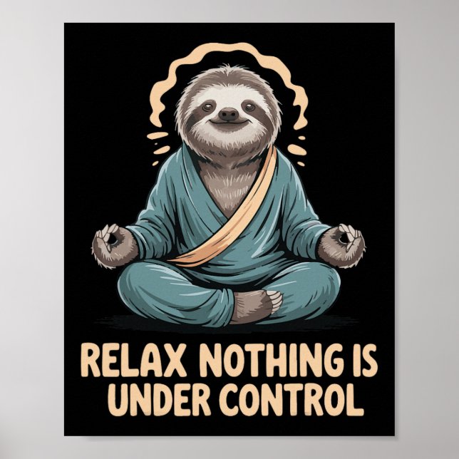 Affiche Relax Rien n'est sous contrôle _2  (Devant)