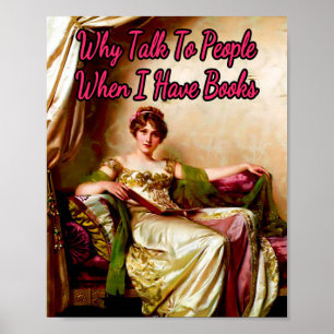 Affiche Relaxant en lisant par Frederic Soulacroix