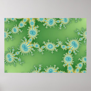 Affiche Relié - fractale