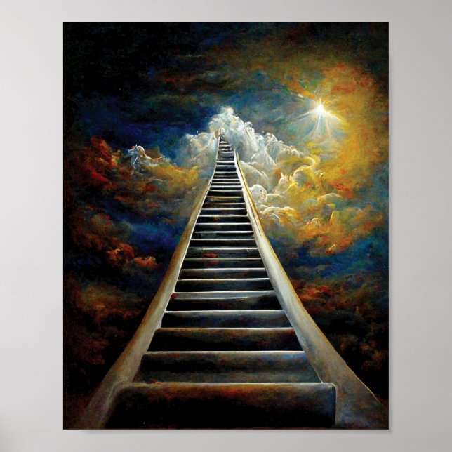 Affiche Religion et Afterlife Painting Stairway (Devant)