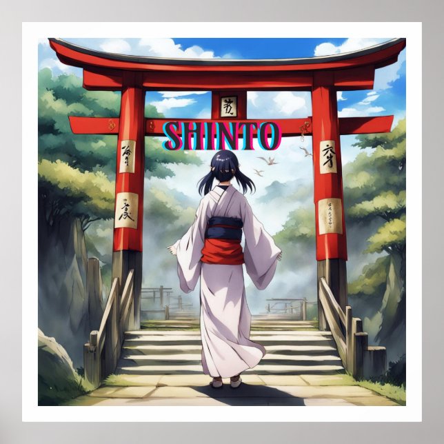 Affiche Religion Shinto japonaise (Devant)