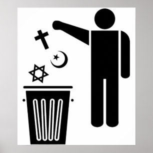Affiche Religion Wastebin