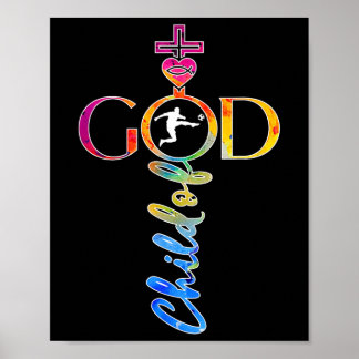 Affiche Religious Jesus Soccer Child Of God Soccer _1 