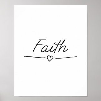 Affiche Religious quotes about faith