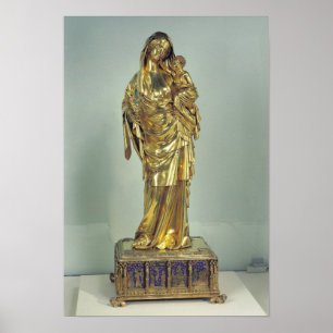 Affiche Reliquaire de la Vierge de Jeanne d'Evreux