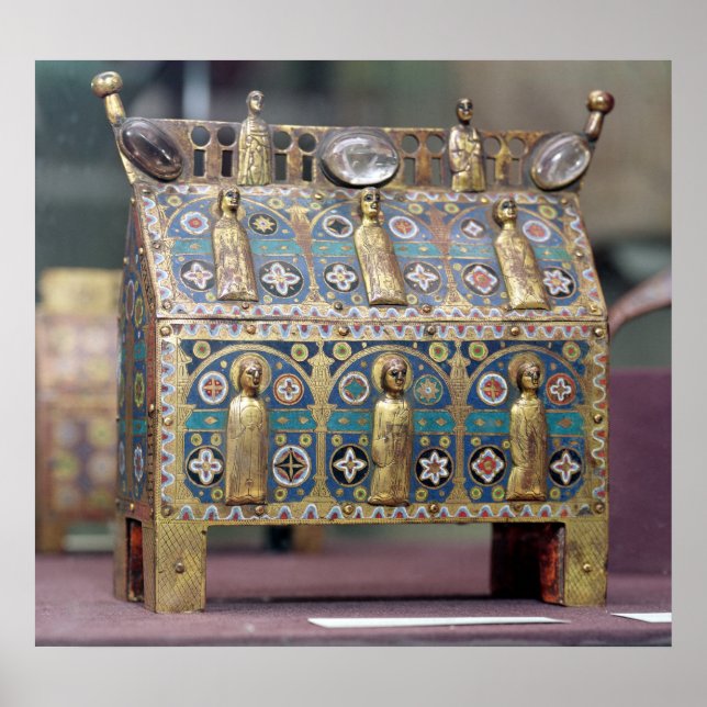 Affiche Reliquary Chasse, Limoges, c.1200-50 (Devant)