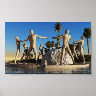 Affiche Relique sur la plage