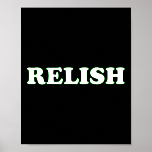 Affiche Relish Halloween Couples Costume Faire semblant Je (Devant)