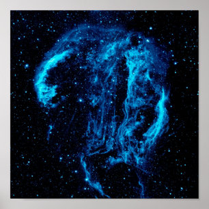 Affiche Rémanent de supernova de la nébuleuse de la Boucle