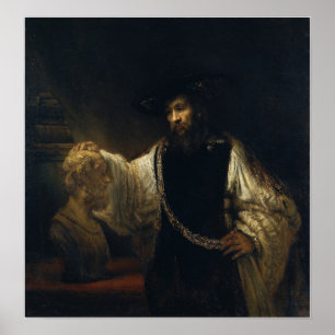Affiche Rembrandt - Aristote Avec Le Buste De Homer