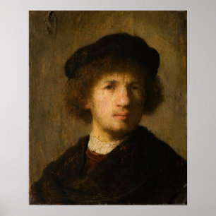 Affiche Rembrandt - Autoportrait