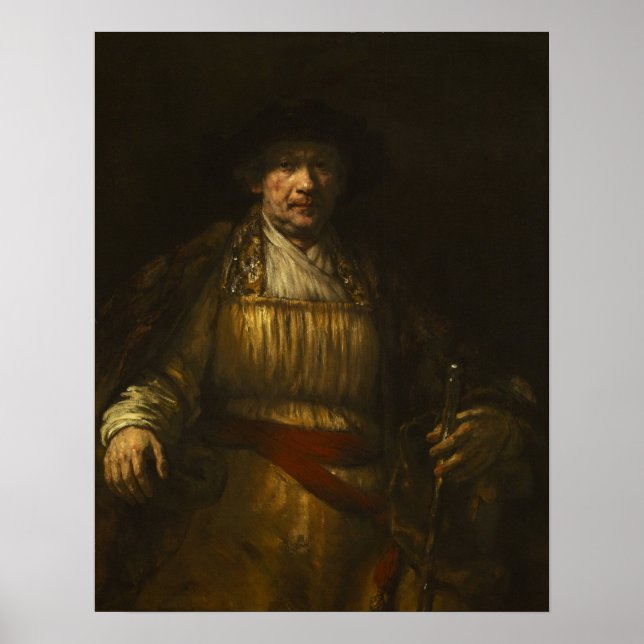 Affiche Rembrandt - Autoportrait (Devant)