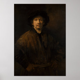Affiche Rembrandt - Autoportrait important