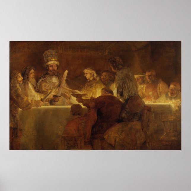 Affiche Rembrandt - Conspiracy Of Batavians Under Claudius (Devant)