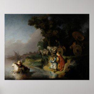 Affiche Rembrandt - Enlèvement d'Europe
