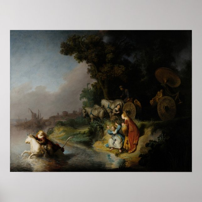 Affiche Rembrandt - Enlèvement d'Europe (Devant)