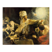 Rembrandt - Fête de Belshazzar,