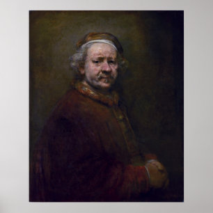 Affiche Rembrandt Harmenszoon van Rijn - Autoportrait