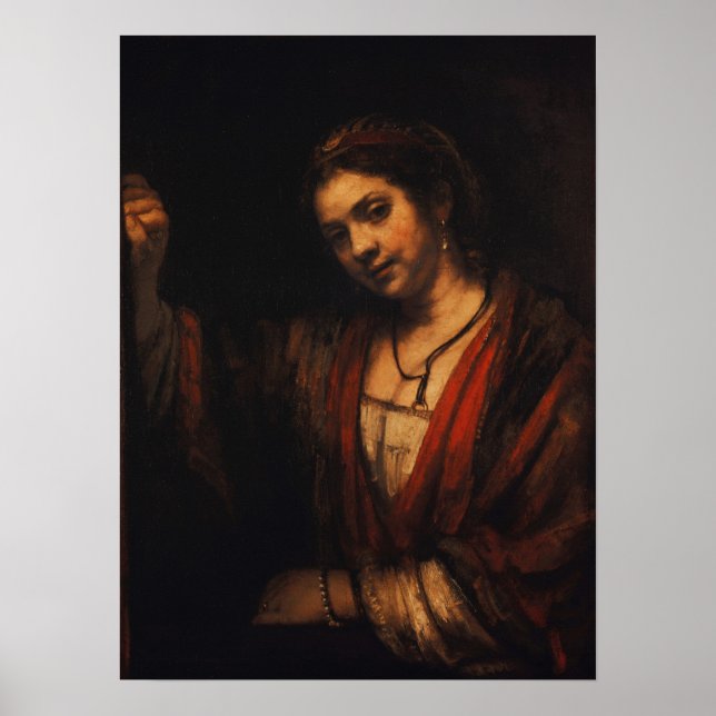 Affiche Rembrandt - Hendrickje Stoffels (Devant)