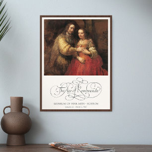 Affiche Rembrandt La Mariée Juive Peinture Art Imprimer