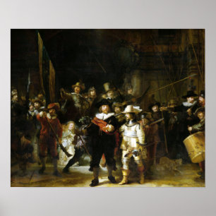 Affiche Rembrandt La Nightwatch