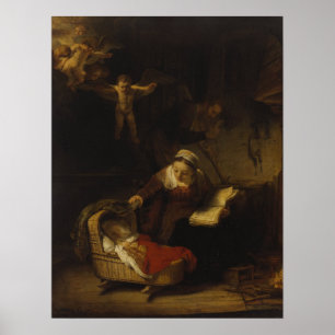 Affiche Rembrandt - La Sainte Famille