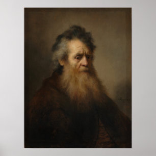 Affiche Rembrandt - Le vieil homme blessé