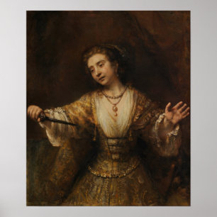 Affiche Rembrandt - Lucretia