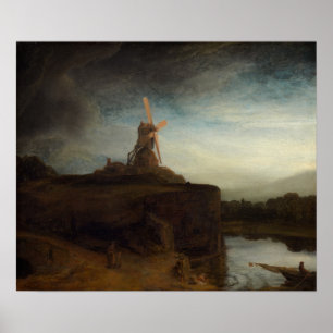 Affiche Rembrandt - Mill