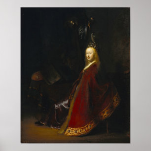 Affiche Rembrandt - Minerve