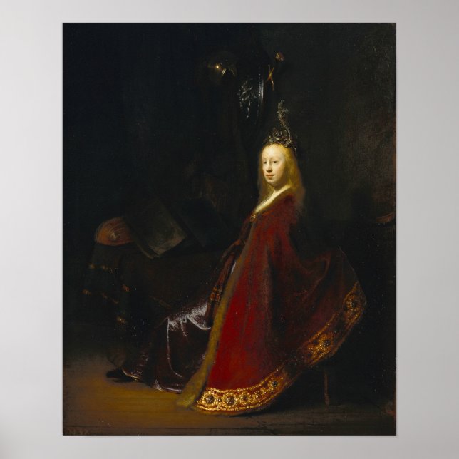 Affiche Rembrandt - Minerve (Devant)