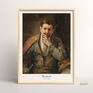 Affiche Rembrandt Saint Bartholomew Peinture Art