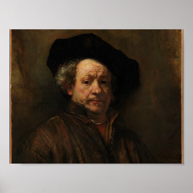 Affiche Rembrandt Self Portrait (Devant)