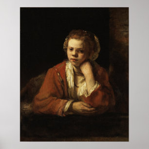 Affiche Rembrandt - Servante de cuisine