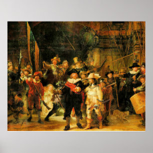 Affiche Rembrandt - The Night Watch 3