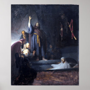 Affiche Rembrandt The Raising of Lazarus