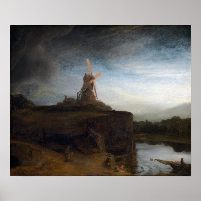 Affiche Rembrandt van Rijn Le Mill (Devant)
