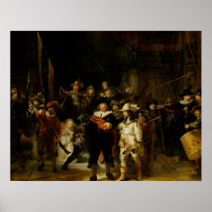 Affiche REMBRANDT VAN RIJN- The Nightwatch 1642