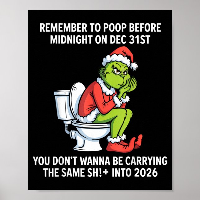 Affiche Remember To Op Before Midnight On Dec 31st Funny Q (Devant)