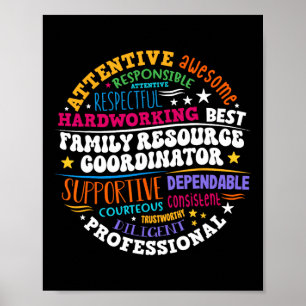 Affiche Remerciement Coordinateur de Ressources de Famille