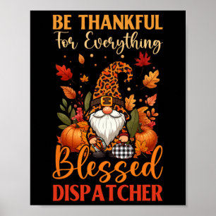 Affiche Remerciements Tout Fier Dispatcher Merci