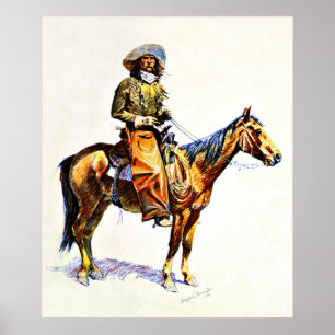Affiche Remington - Cowboy de l'Arizona, 1901