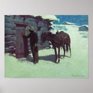 Affiche Remington Le Voyageur Belated