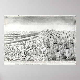 Affiche Remise à Yorktown, 1781